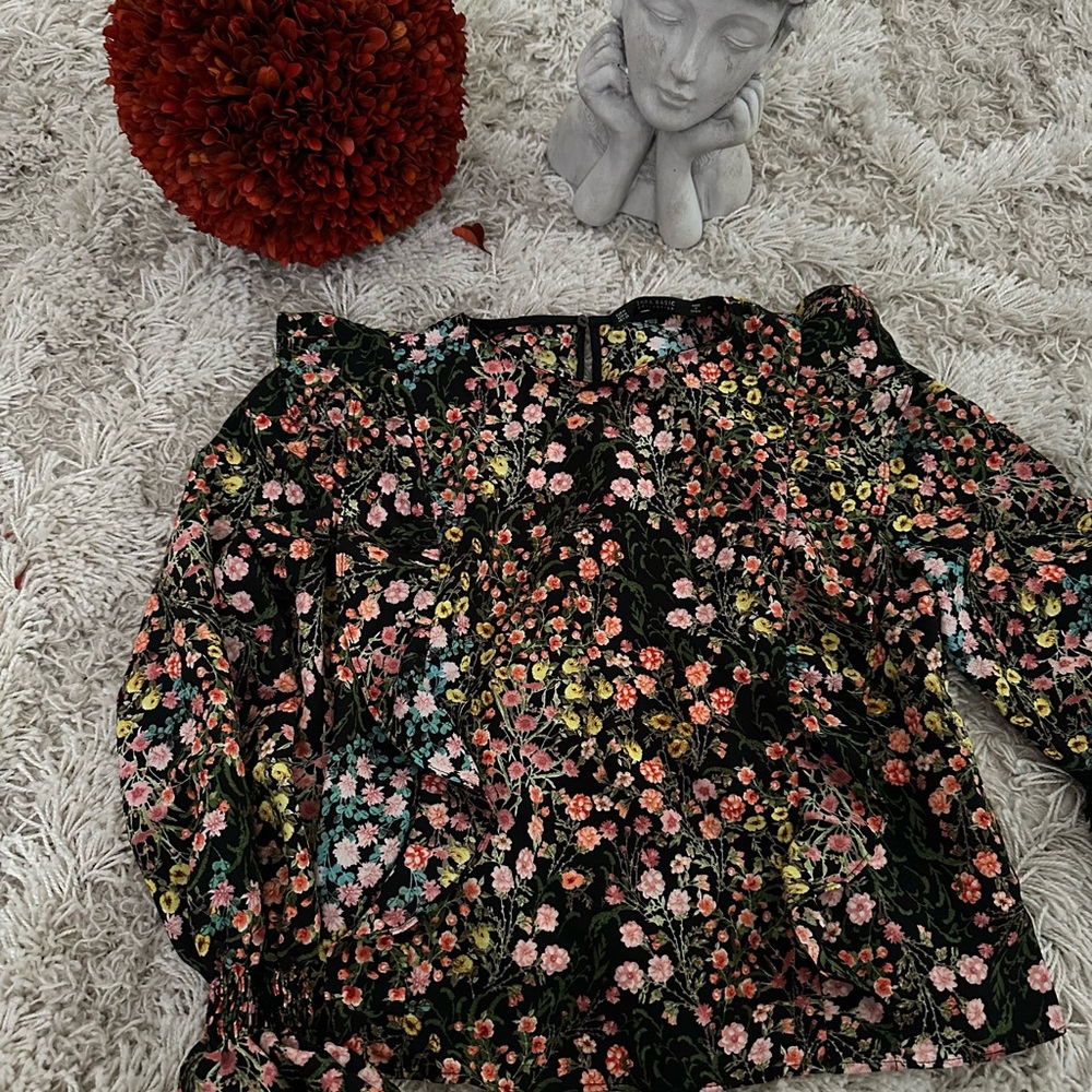 Floral Long Sleeve Blouse